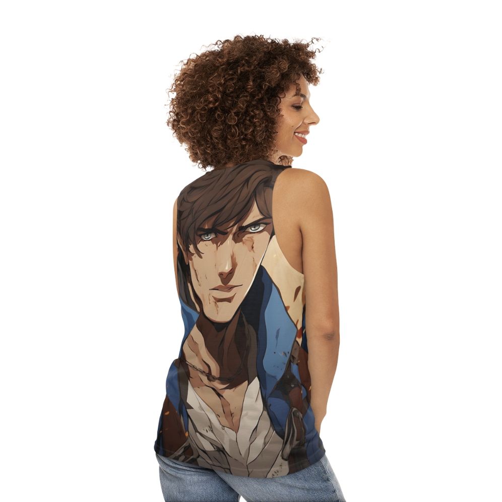 Castlevania Nocturne Richter Belmont Unisex Tank Top - women back