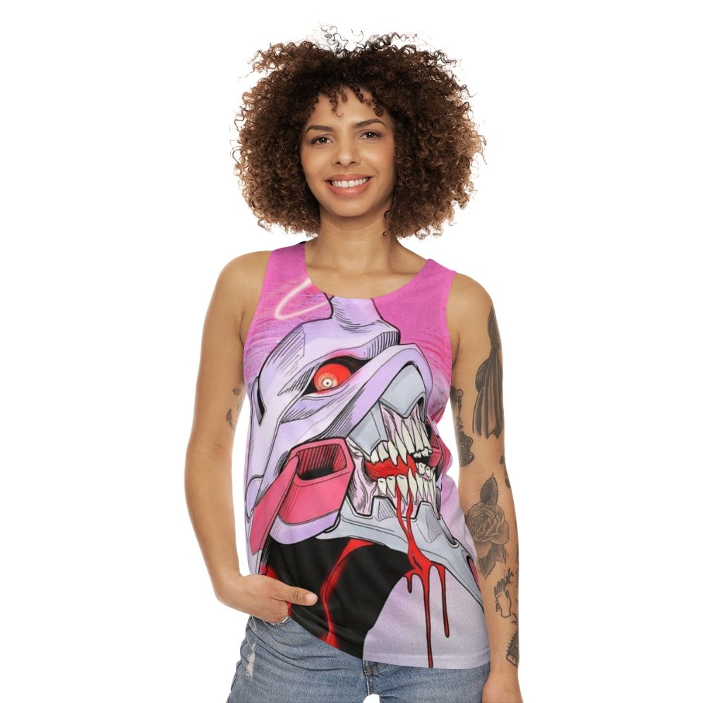 Evangelion Unit 01 Unisex Tank Top - women