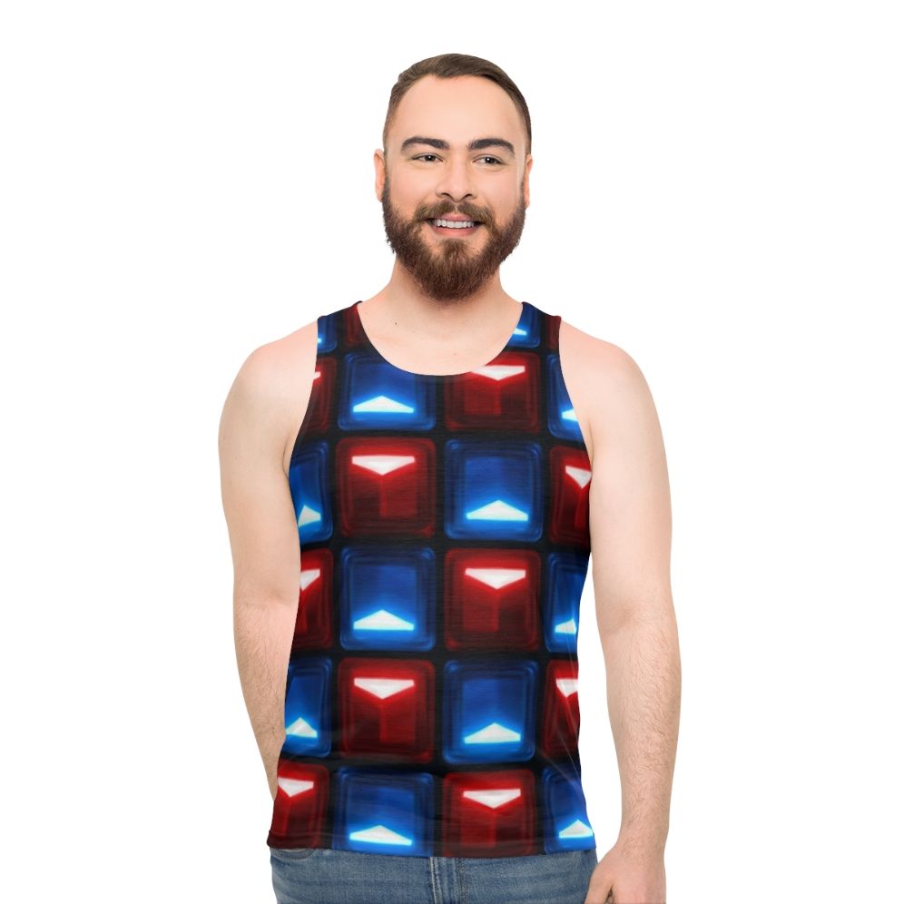 Beat Saber Rhythm Game Unisex Tank Top - men