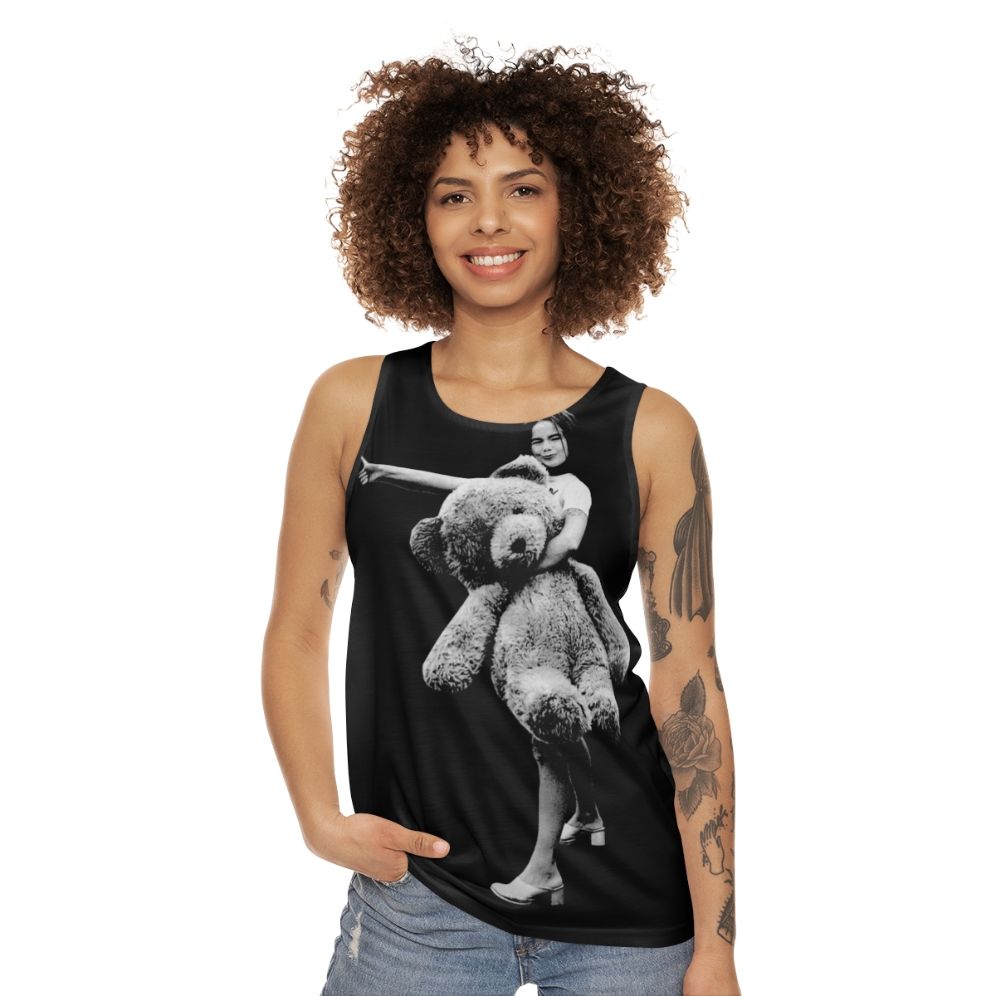 Bjork Teddy Bear Unisex Tank Top - women