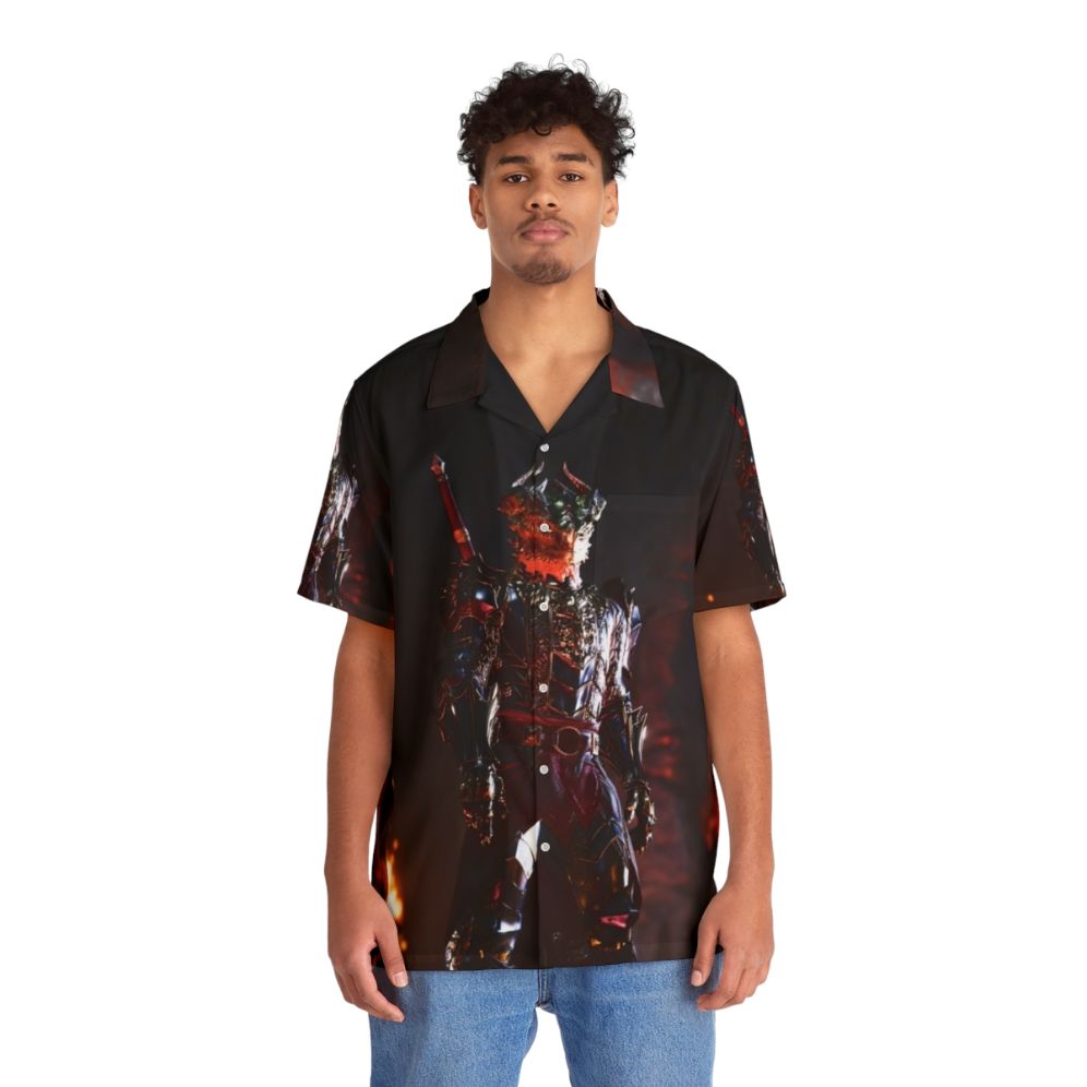 Baldurs Gate 3 Hawaiian Shirt with Astarion the Vampire High Elf - People Front