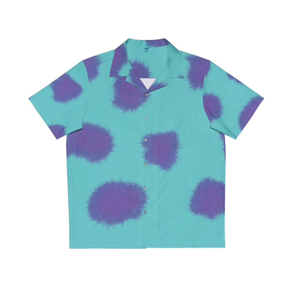 Sully monster from Pixar's Monsters Inc. wearing a Hawaiian shirt