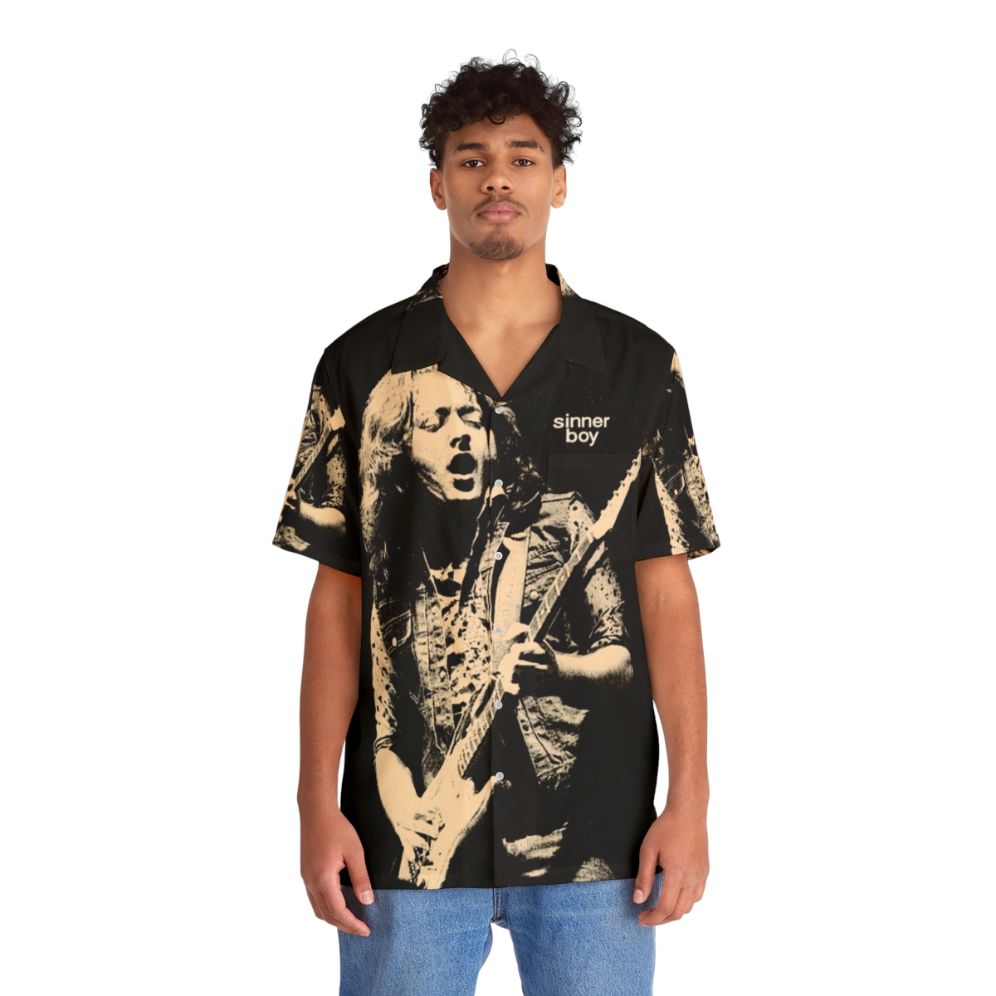 Sinner Boy Hawaiian Shirt - Blues Music Guitar Player Inspired Design - People Front