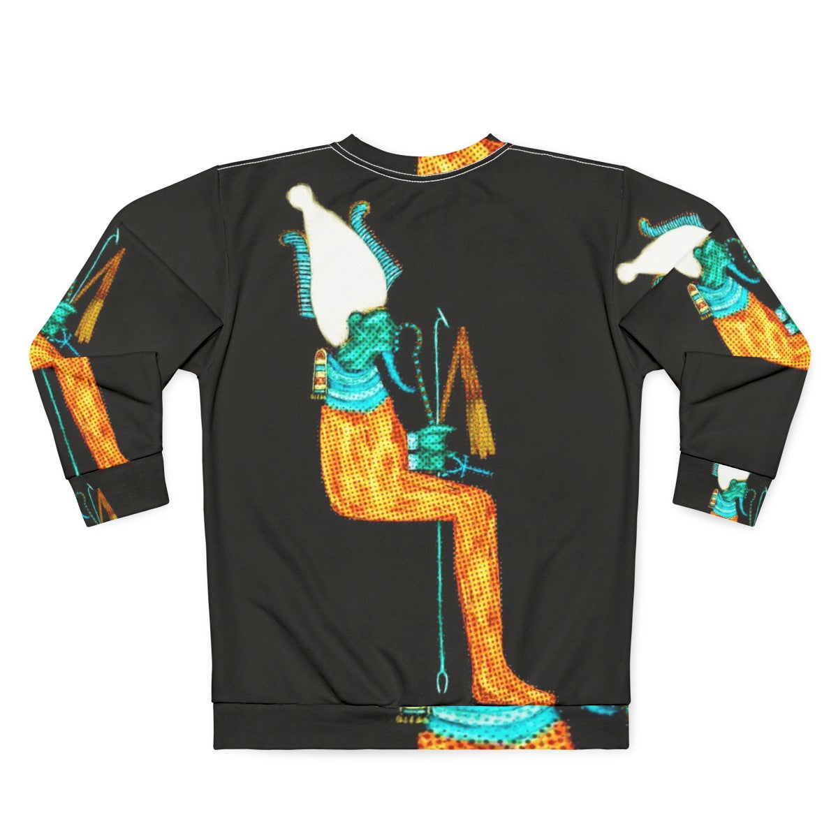 Osiris Modern Art Egyptian God Sweatshirt - Back