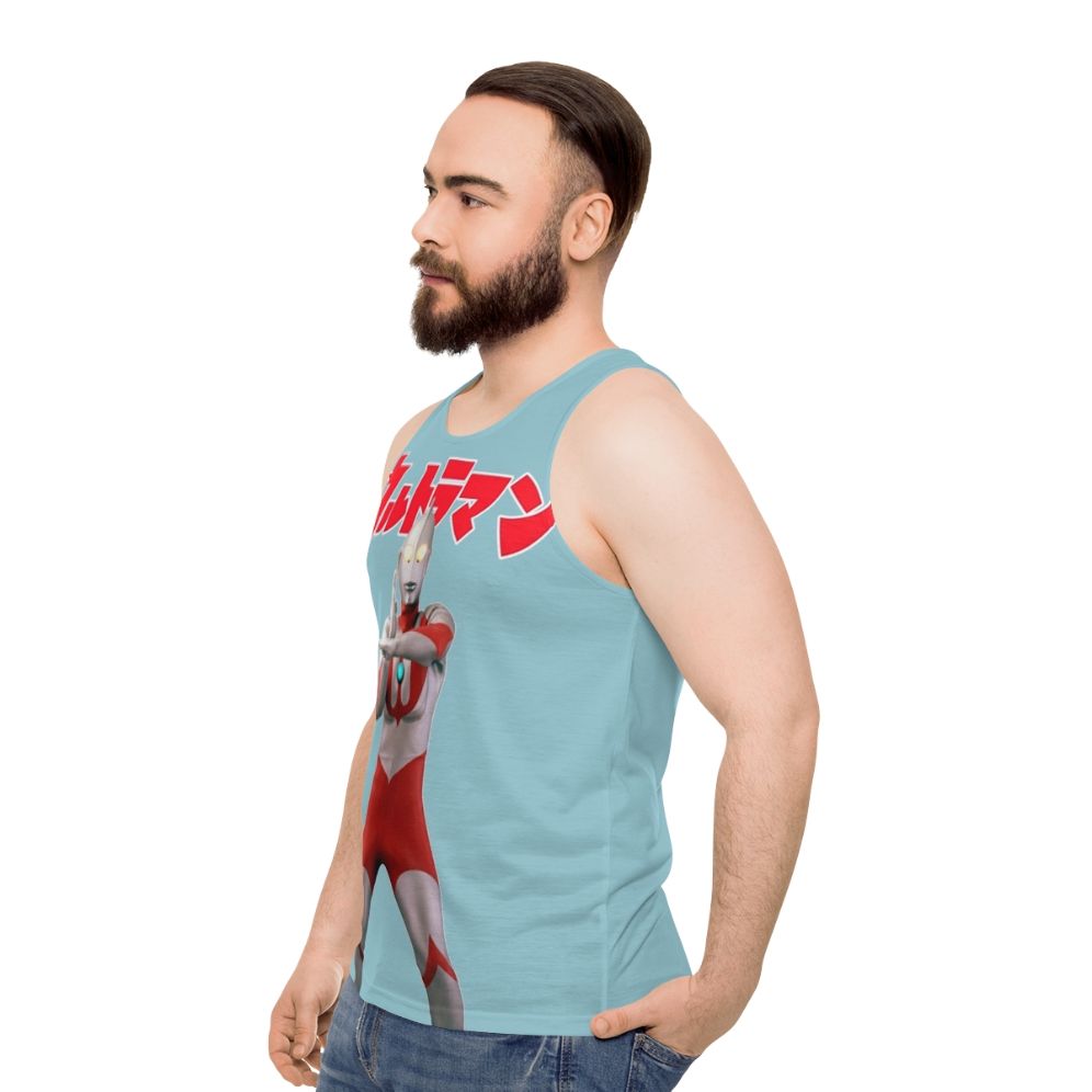 Ultraman the First Unisex Superhero Tank Top - men side