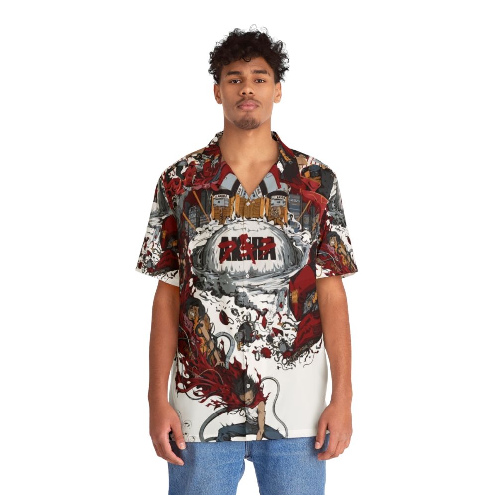 Akira III Hawaiian Shirt with sci-fi and anime-inspired graphics - Lifestyle