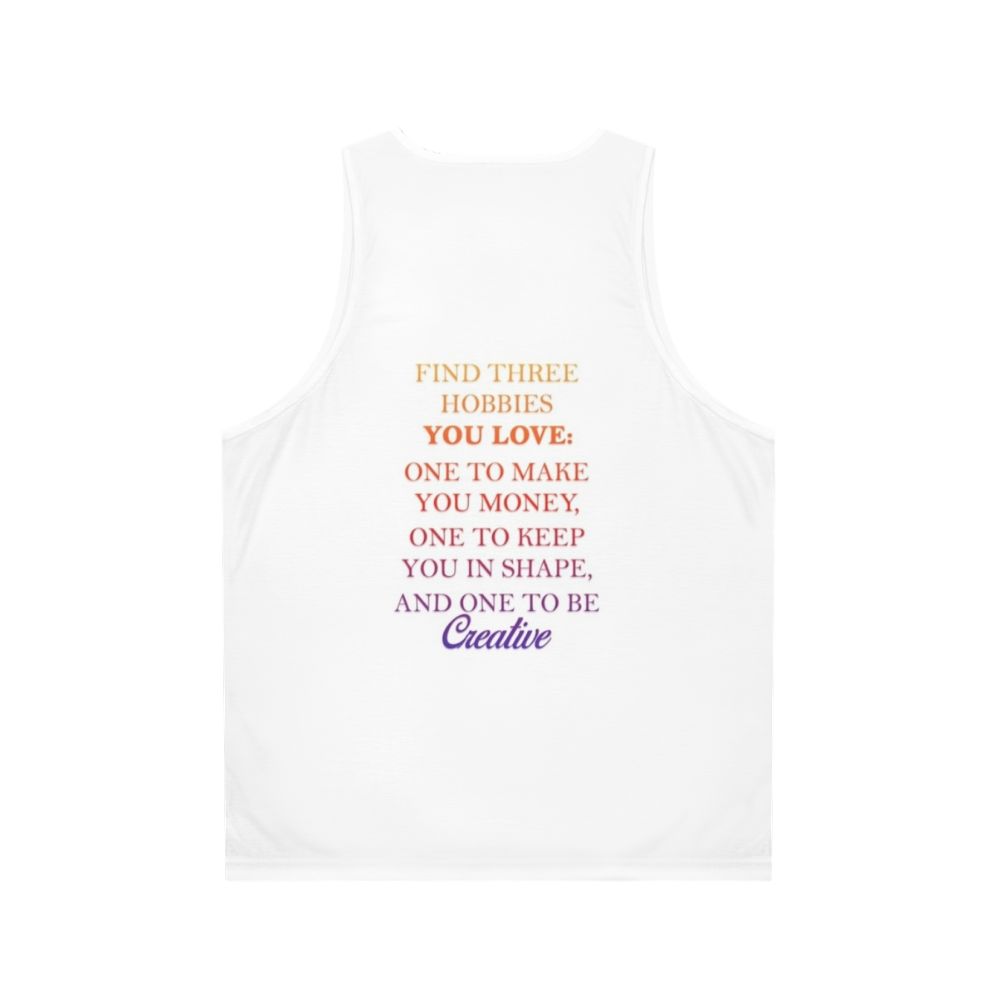 Creative Hobbies Unisex Tank Top - Back