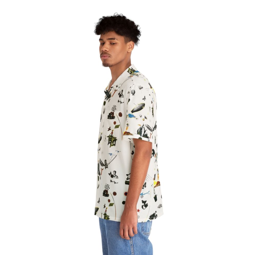 Retro Hawaiian Shirt with Classic Rock Band Inspired Design - People Left