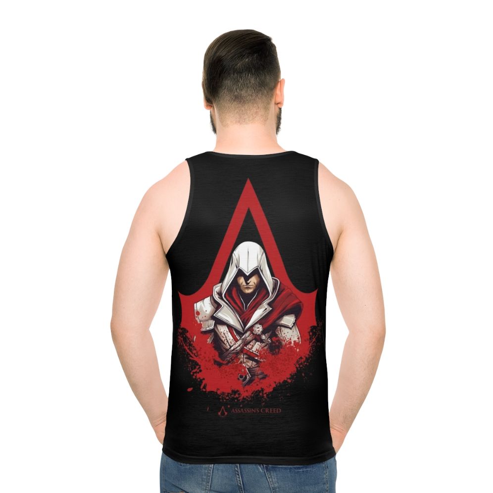 Assassin's Creed Unisex Gaming Tank Top - men back