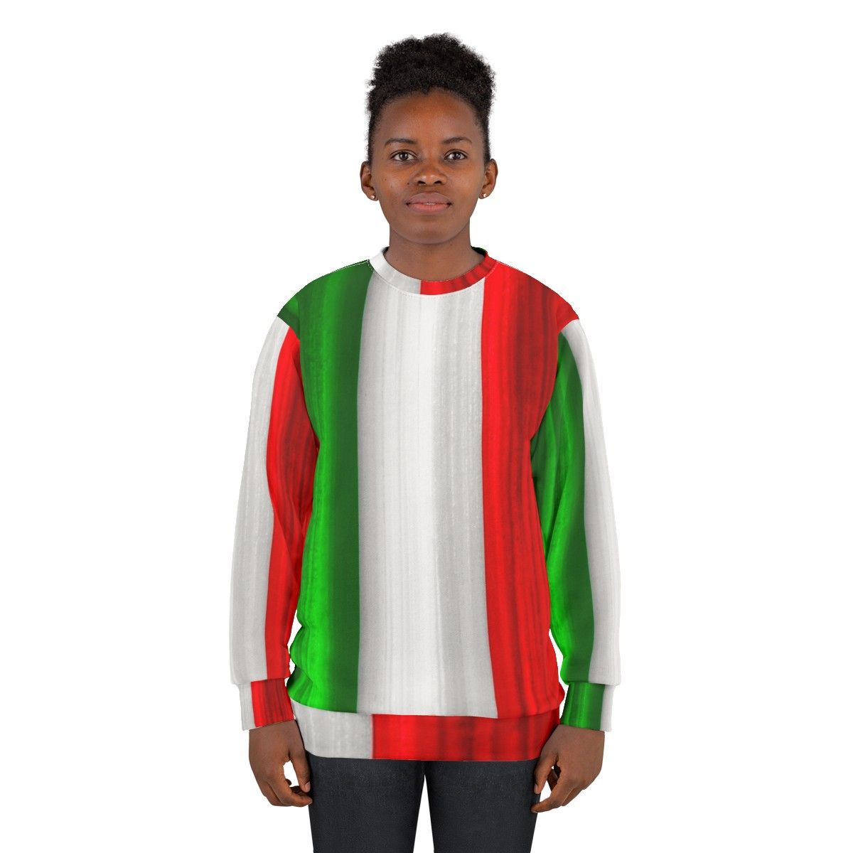 Italian Flag Sweatshirt - women