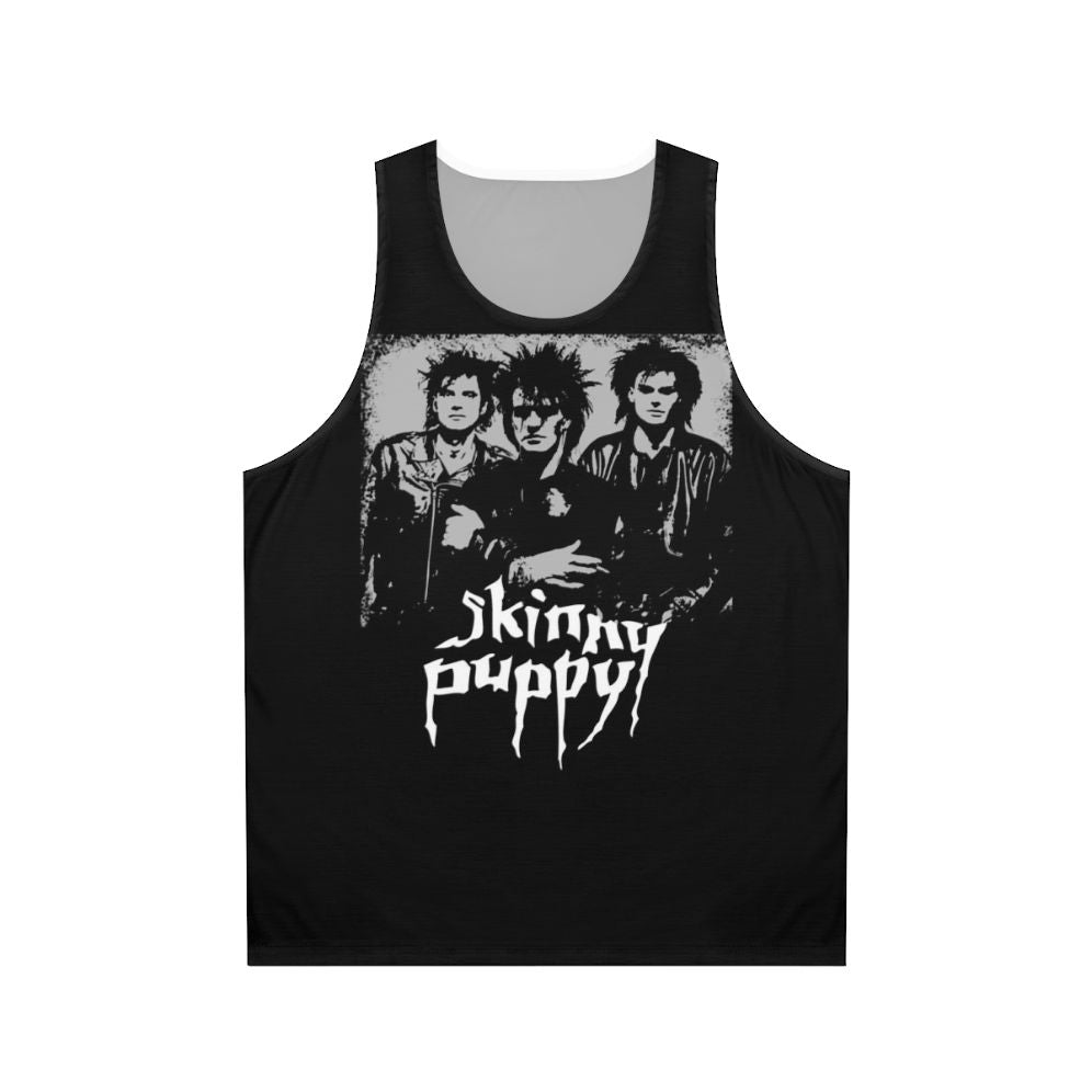 Skinny Puppy post punk and gothic unisex tank top