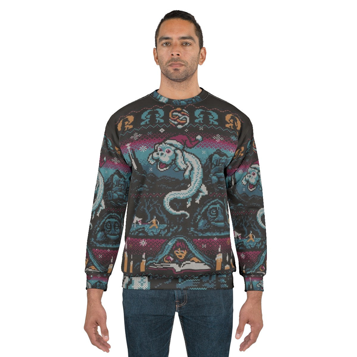 Neverending Story Ugly Christmas Sweater - men