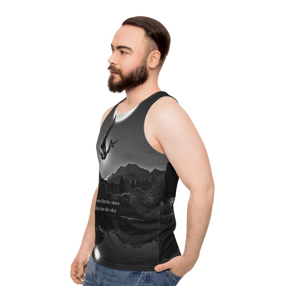 U2 Fallen Angel Unisex Tank Top - men side