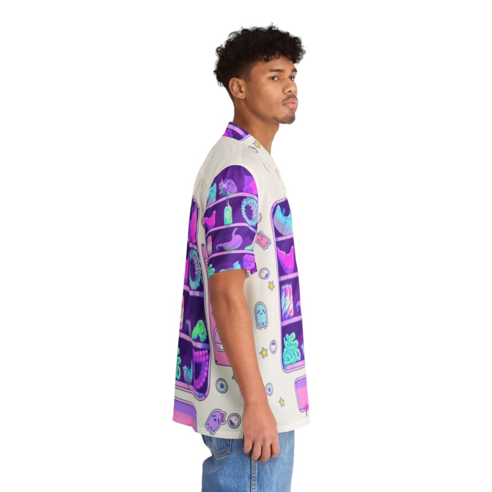 Pastel goth Hawaiian shirt with creepy cartoon organs - People Pight