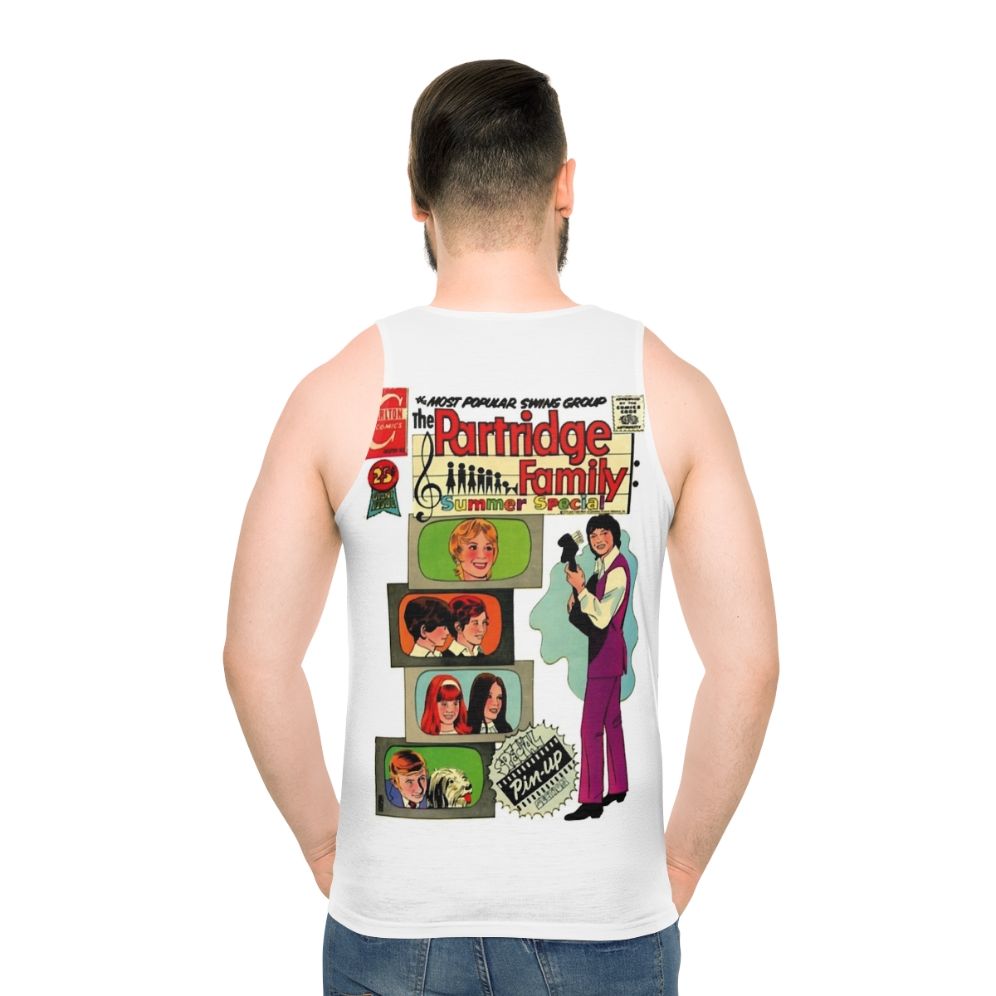 Partridge Family Retro Unisex Tank Top - men back