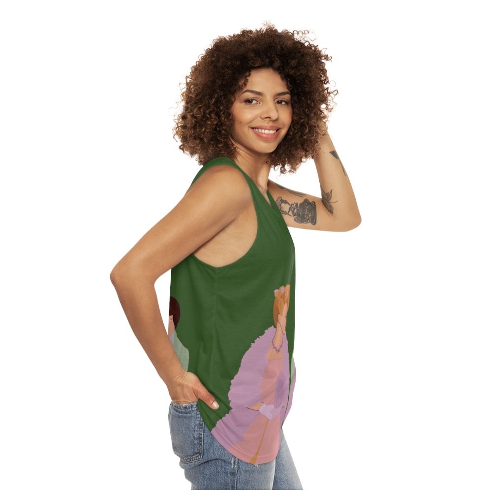 Bridgerton inspired Eloise and Cressida unisex tank top - women side