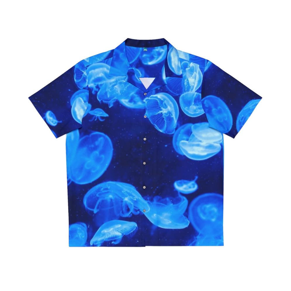 Blue Jellyfish Hawaiian Shirt