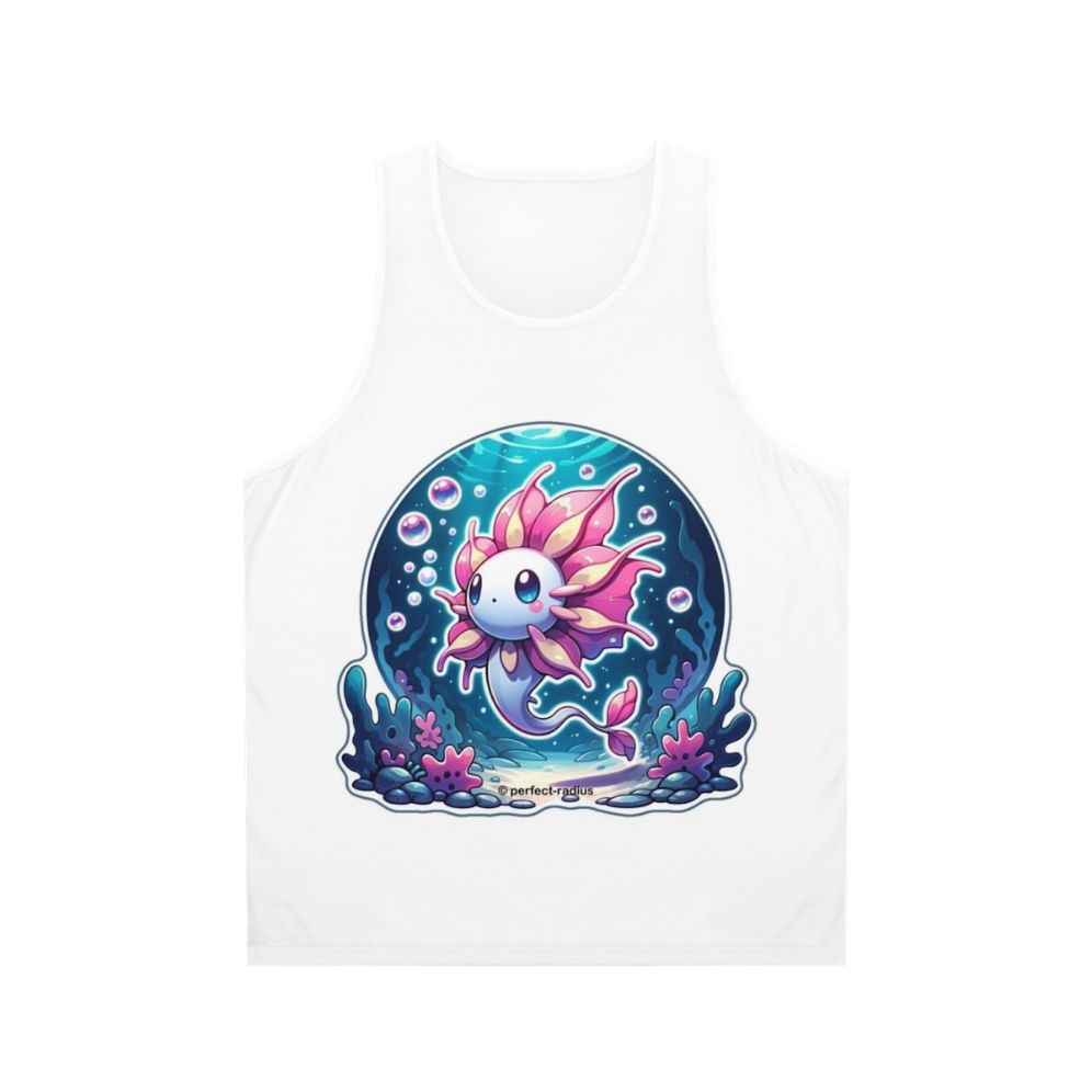 Whimsical fantasy petal fish tank top