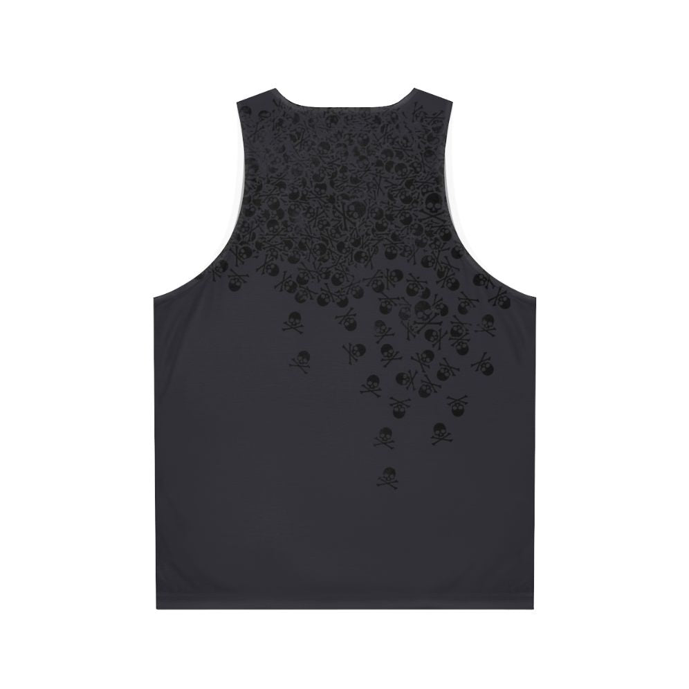 Noctis skull and crossbones unisex gaming tank top - Back