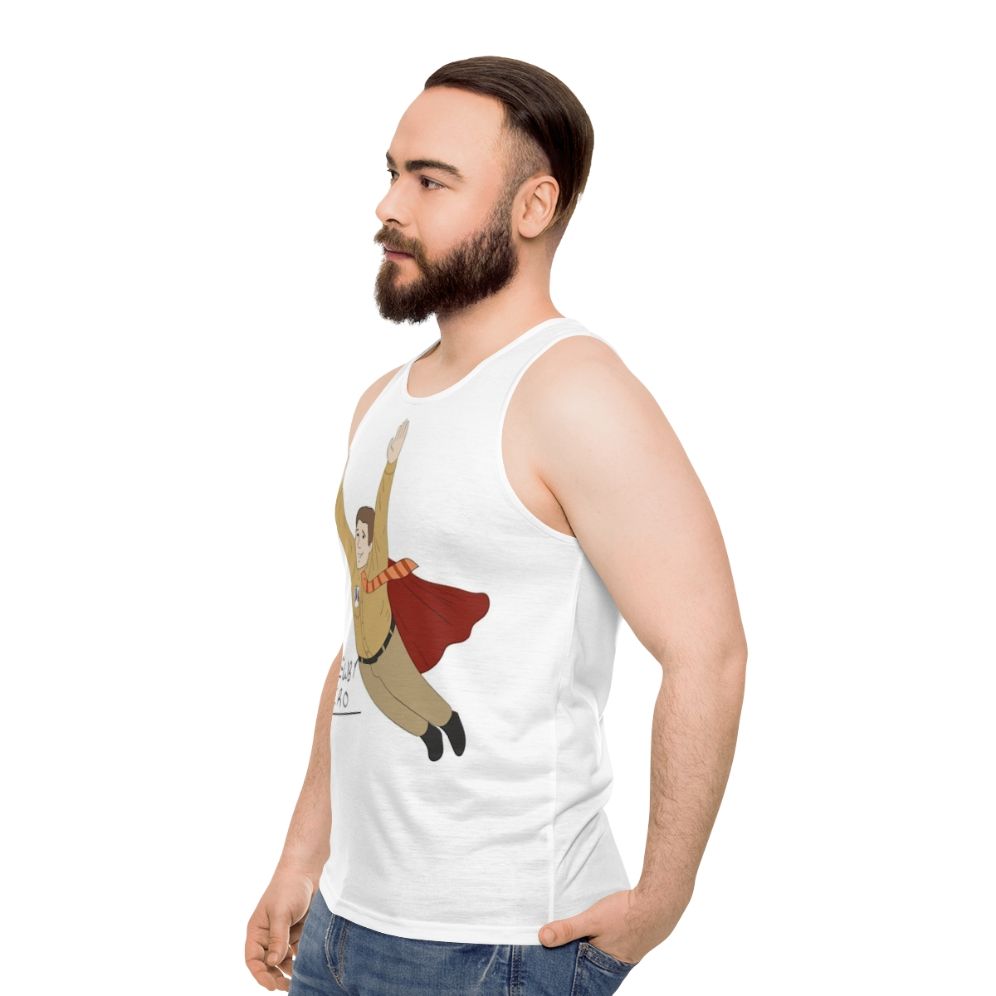 Stranger Things Bob Newby Unisex Tank Top - men side