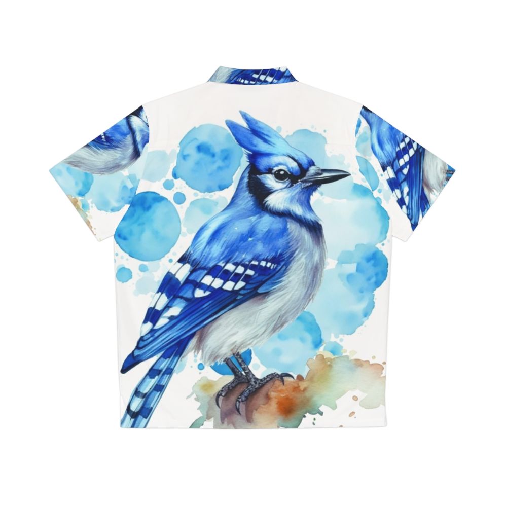 Blue Jay Hawaiian Shirt - Back