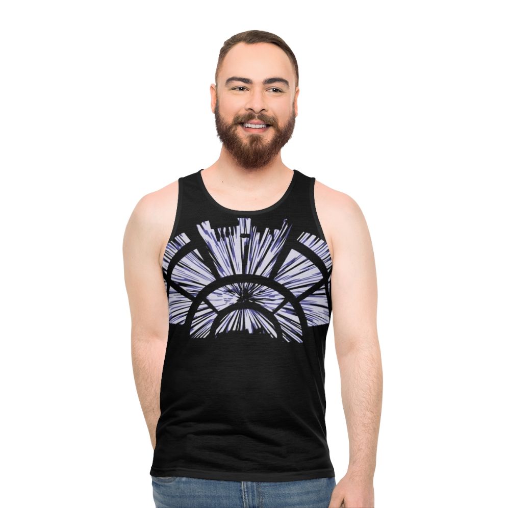 Star Wars Unisex Tank Top with "What A Piece Of Junk" Design - men