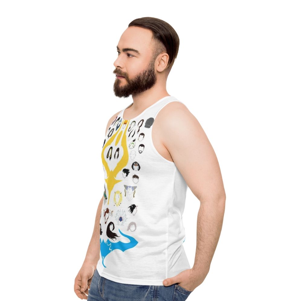 War of the Spark Planeswalker Unisex Tank Top - men side