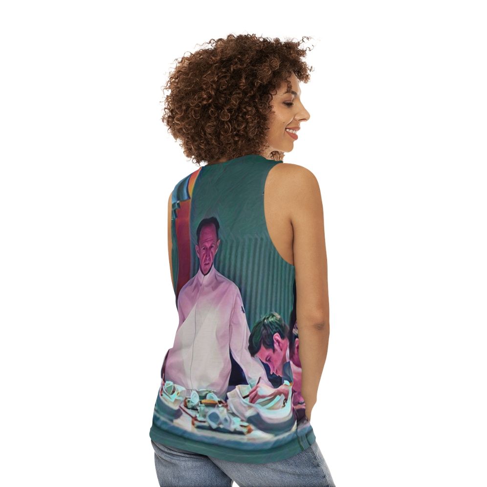 The Menu Movie 2022 Unisex Tank Top - women back