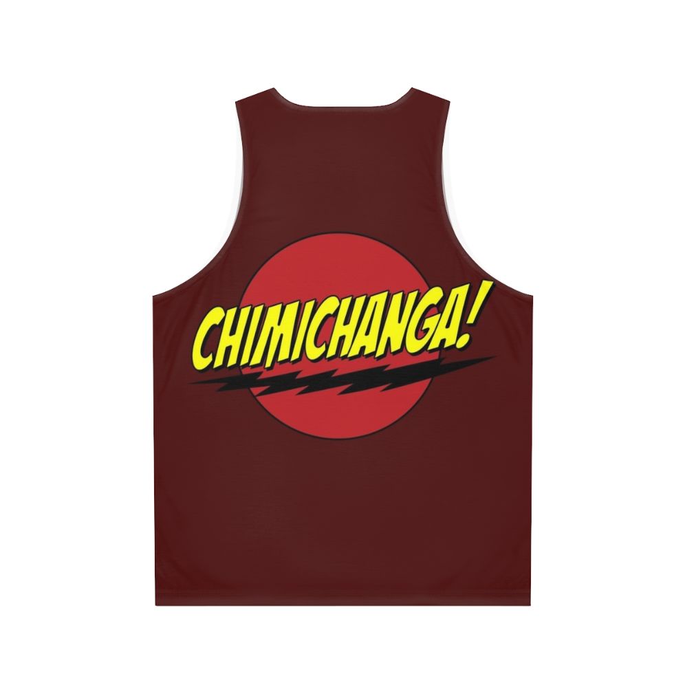 Chimichanga Logo Unisex Tank Top - Back