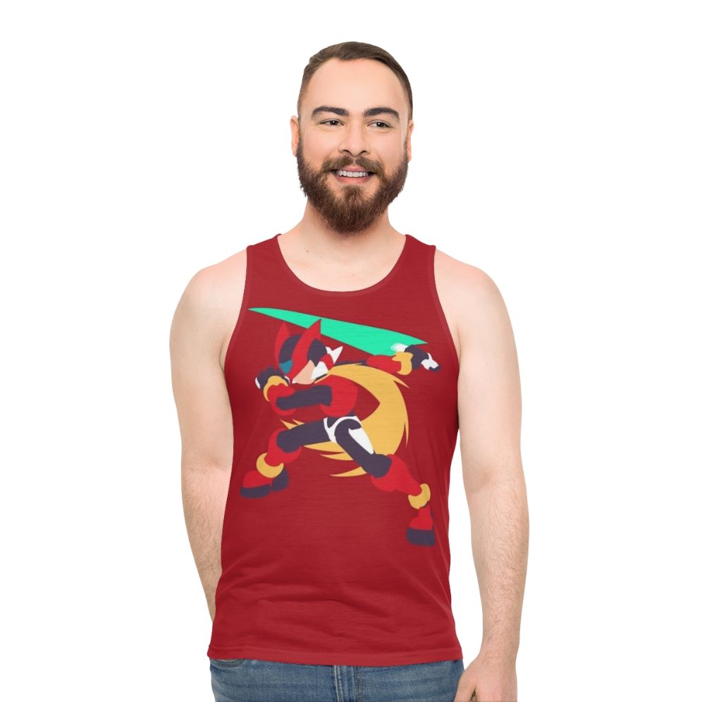 Mega Man Zero Unisex Tank Top - men