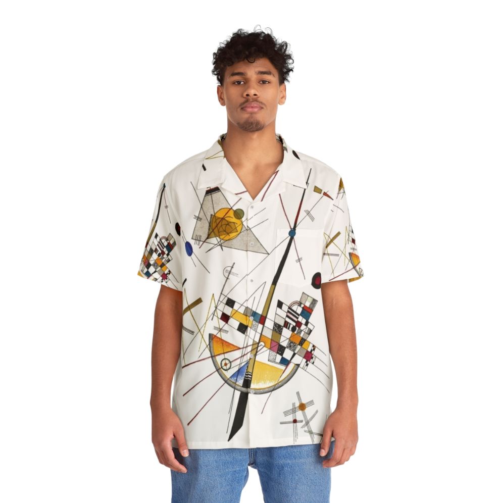 Abstract Expressionist Kandinsky Hawaiian Shirt - Lifestyle