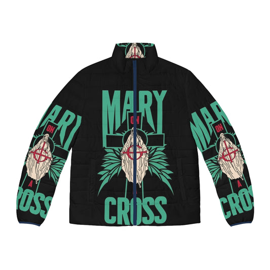 Mary On A Cross Ghost Puffer Jacket - Citrusrock Streetwear