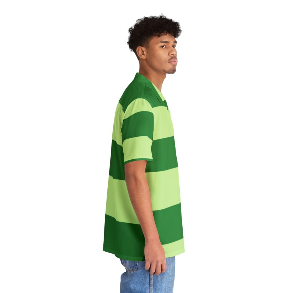 Blue's Clues Inspired Green Hawaiian Shirt - People Pight