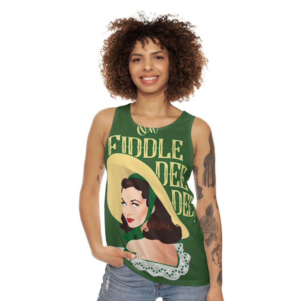 Unisex Tank Top with Alejandro Mogollo Art - women