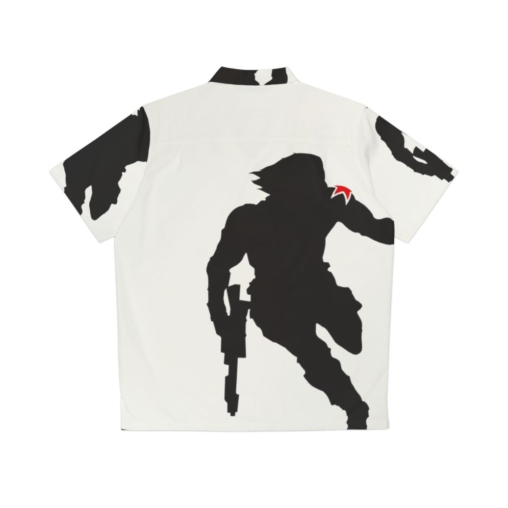 The Winter Soldier Marvel Hawaiian Shirt - Back