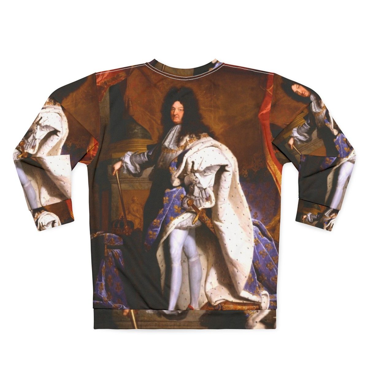 Hyacinth Rigaud Louis XIV King Sun Baroque Painting Art Sweatshirt - Back