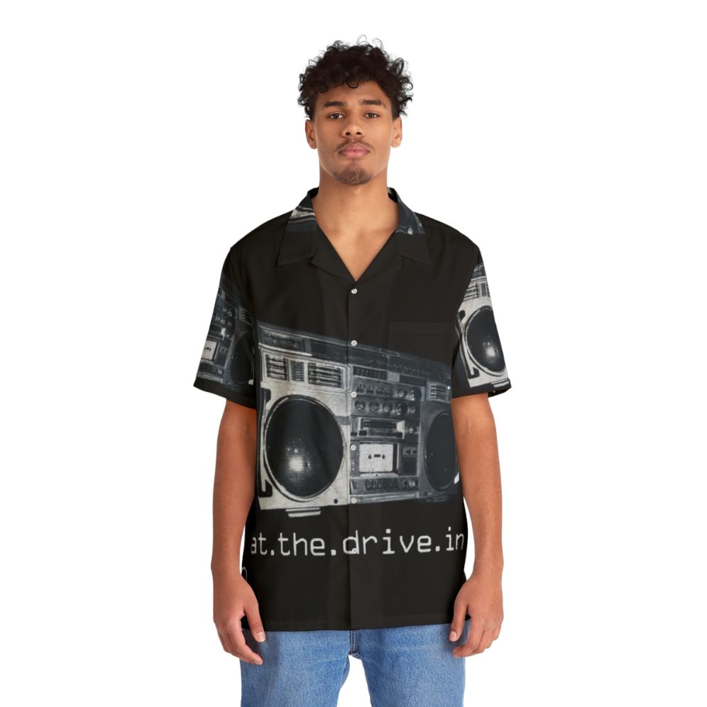 At The Drive In Hawaiian Shirt featuring the band's logo - People Front