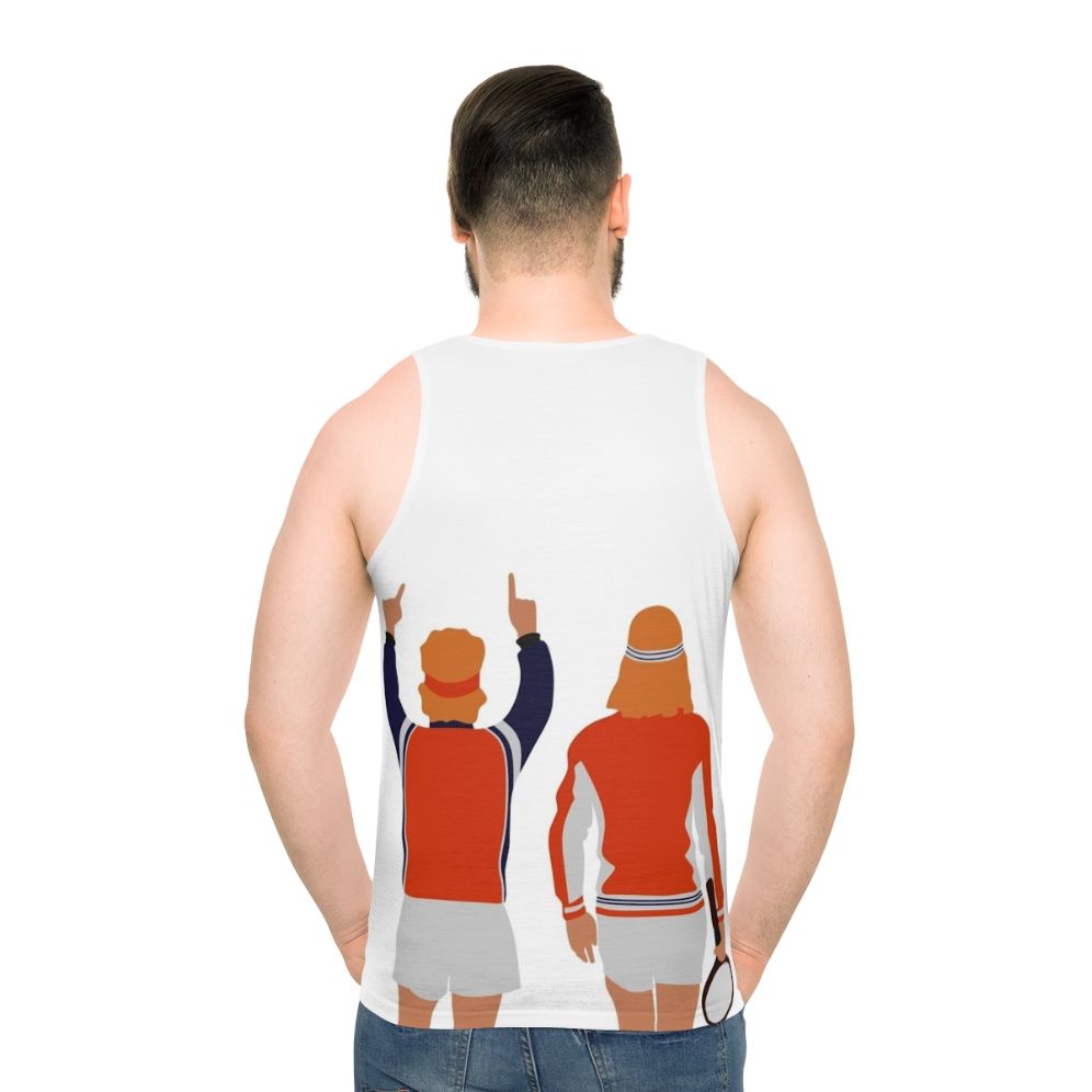 Borg McEnroe Unisex Tennis Tank Top - men back