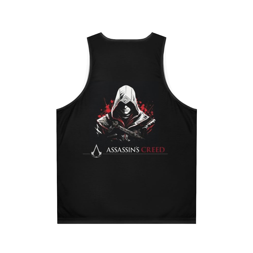 Assassin's Creed medieval warrior fan art unisex tank top - Back