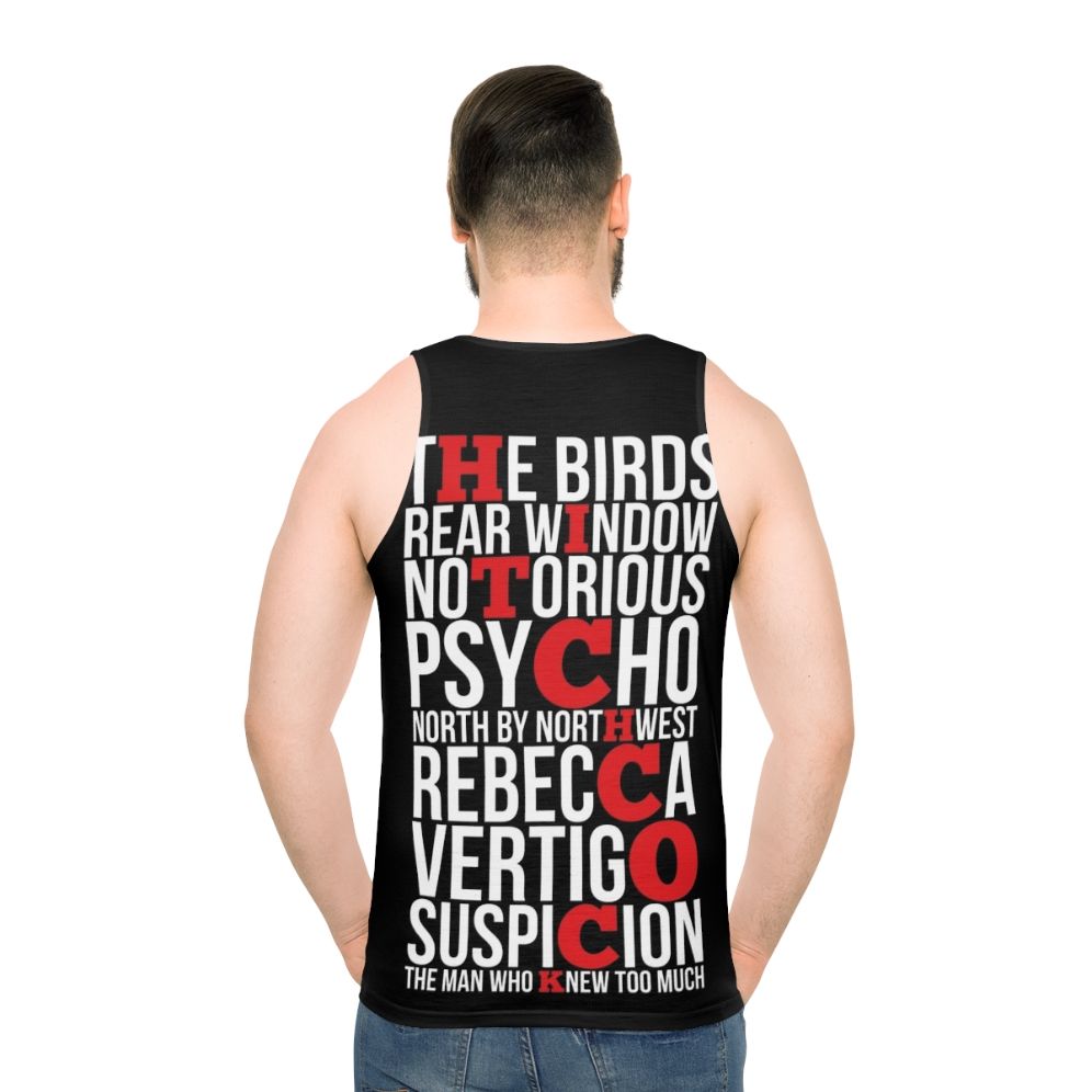 Alfred Hitchcock Unisex Tank Top - men back