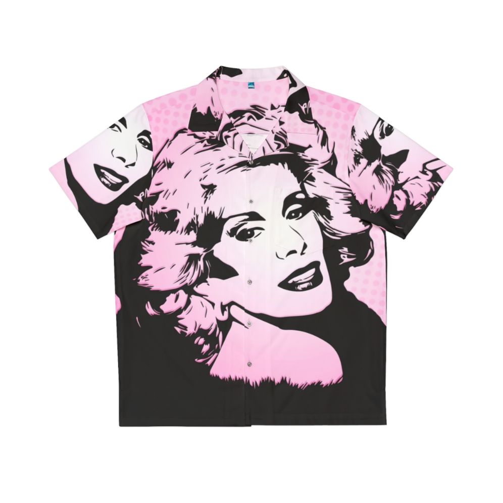 Joan Rivers Pop Art Hawaiian Shirt with Comedian Stand Up Comedy Vector Art