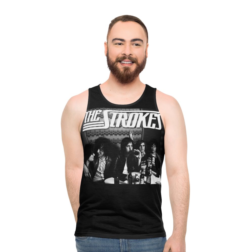 Unisex indie music inspired tank top - men