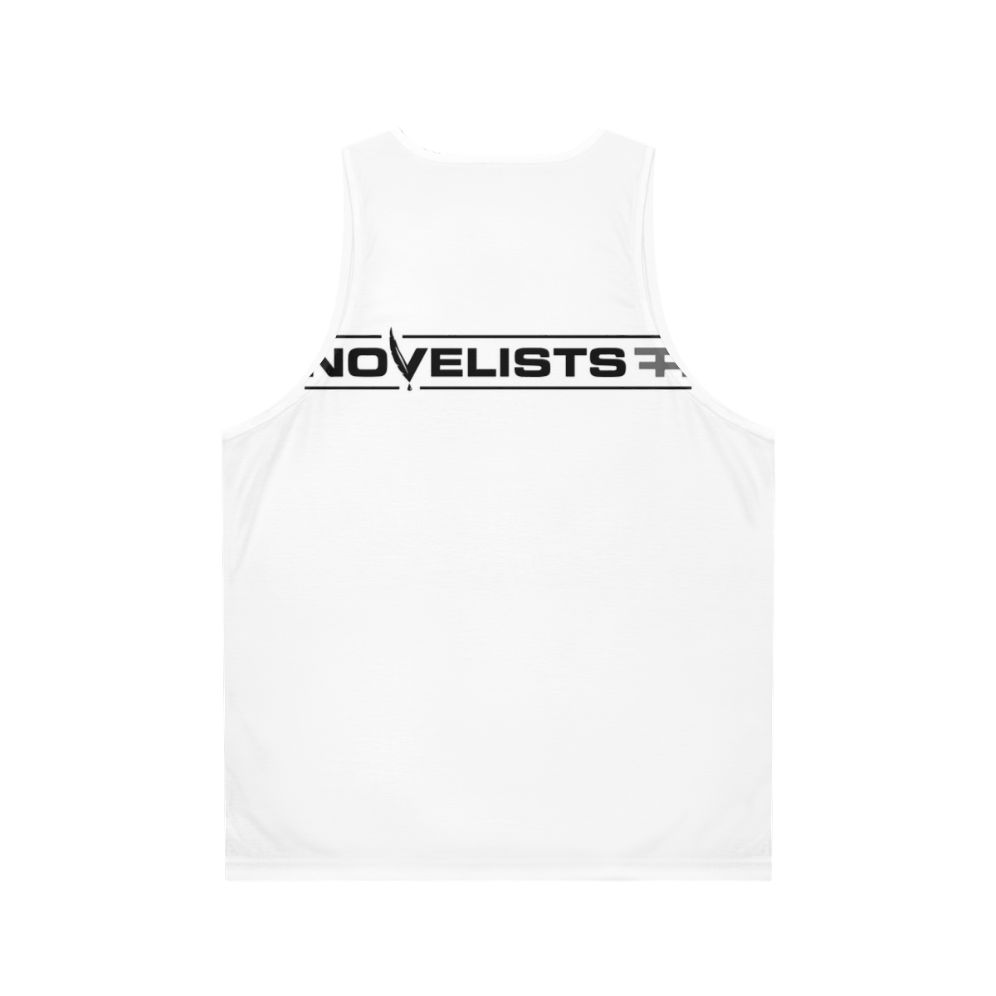 Novelists FR Black Logo Unisex Metal Tank Top - Back