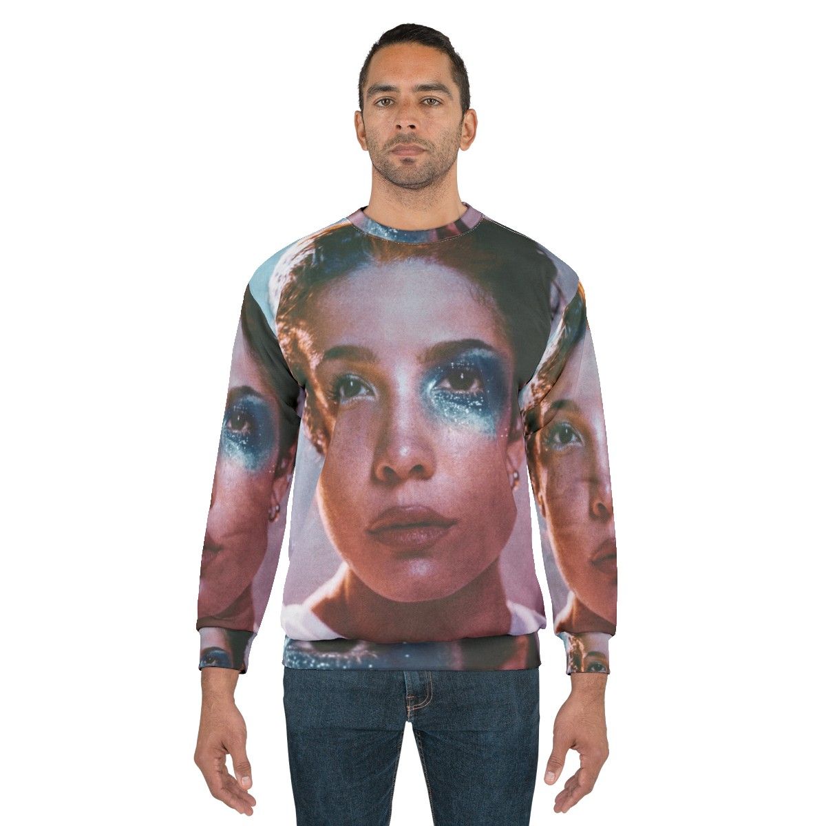 Manic Sweatshirt featuring Halsey's album cover design - men