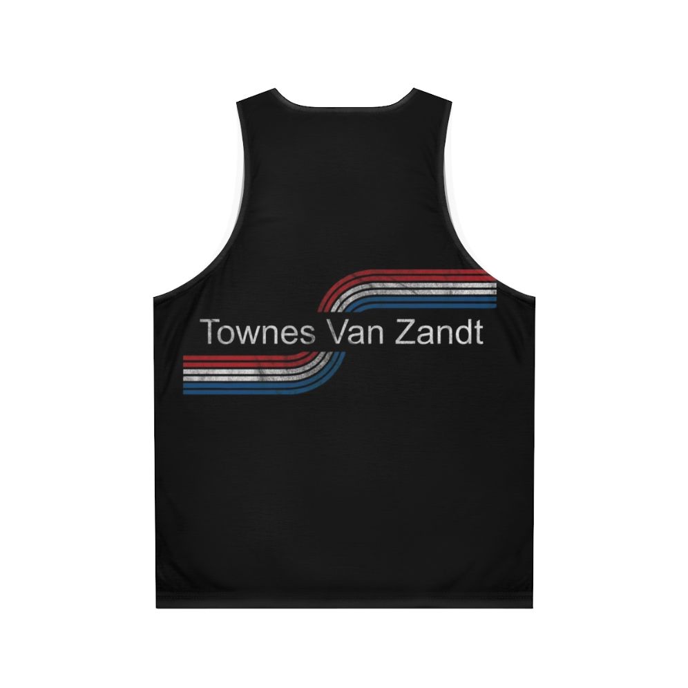 Vintage Townes Van Zandt Biker Tank Top - Back