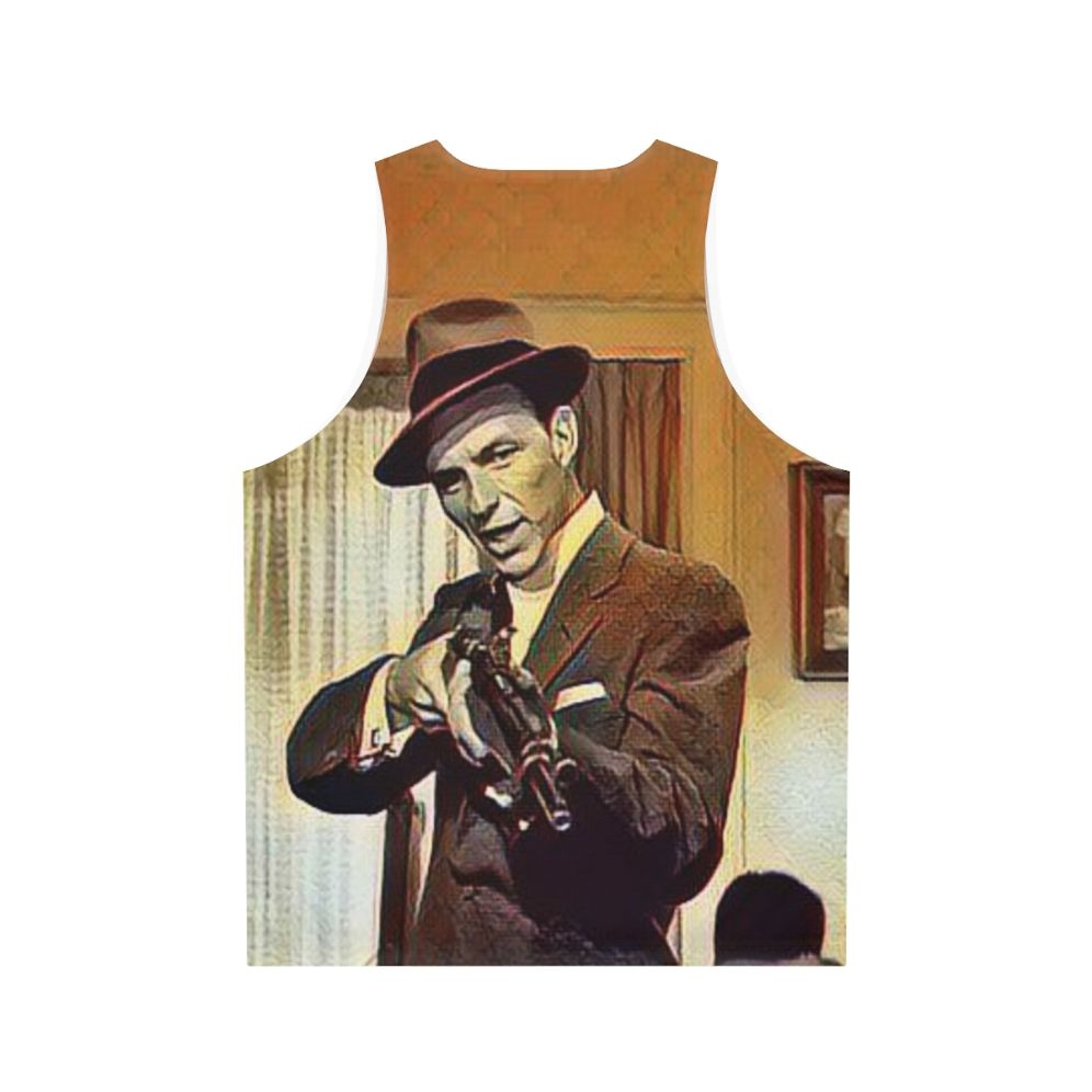 Frank Sinatra Unisex Tank Top - Back