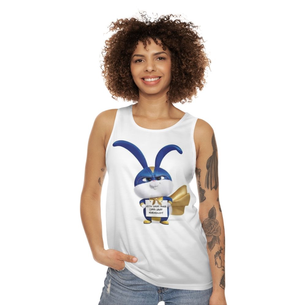 Superhero Snowball Unisex Tank Top - women