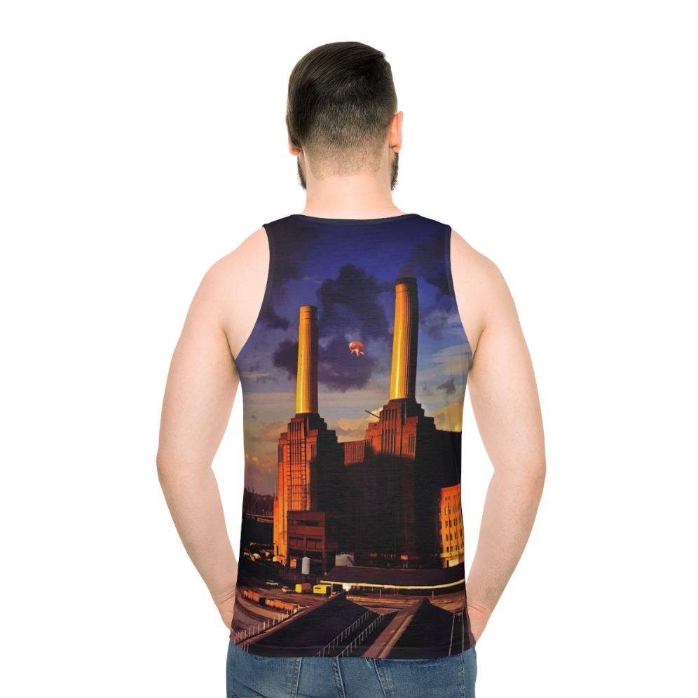 Unisex Animals Psychedelic Tank Top - men back