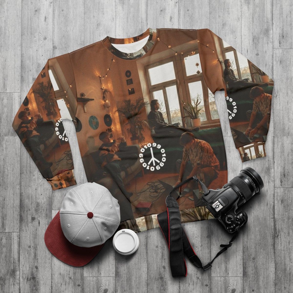 Altbau Album 2022 German Rap Sweatshirt - flat lay