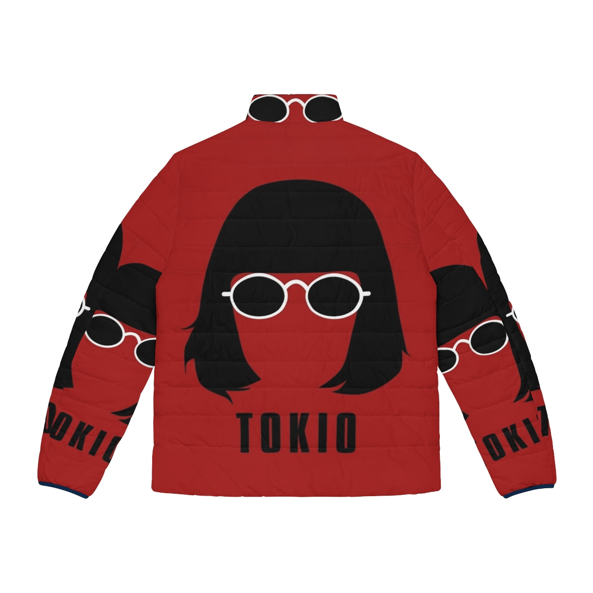 Tokio Puffer Jacket - Inspired by the Netflix series Money Heist - Back